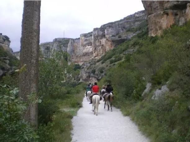 Caballos por la Foz de Lumbier